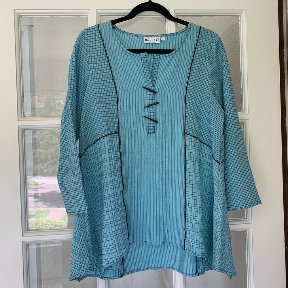 Habitat aqua tunic—S but fits like M, NWOT
